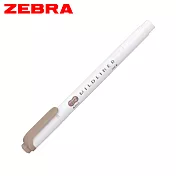 ZEBRA MILDLINER WKT7 雙頭柔性螢光筆 茶