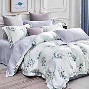 英國Abelia《醉花影》雙人天絲木漿防蹣抗菌吸濕排汗兩用被床包組