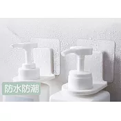 【DR.Story】收納達人推薦好評不斷超強4KG承重力沐浴乳掛勾 (5入組)  透明貼片