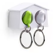 QUALY 迷你雀兒愛巢(白屋+白鳥+綠鳥)