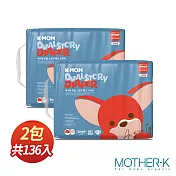 韓國K-MOM 頂級超薄瞬吸紙尿布-S(68片)  2包(箱購)