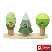 【德國 classic world 客來喜經典木玩】森林堆疊趣《20102》