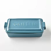 Meister Hand TOOLS 迷你方形烤盤 (附蓋) 土耳其藍 日本製