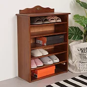 Homelike 喜家居實木六層開放鞋櫃(2057)