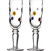 《Premier》笛型香檳杯2件(花180ml) | 調酒杯 雞尾酒杯