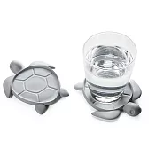 QUALY 拯救海龜-杯墊(灰)