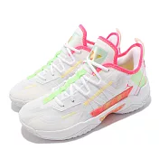 Nike 籃球鞋 Jordan One Take II 男鞋 喬丹 明星款 忍者龜 避震 包覆 運動 白 粉 CW2458-163 25.5cm WHITE/MULTI-COLOR