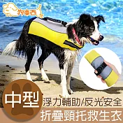 【DOG狗東西】狗狗折疊頸託游泳浮力救生衣 中型犬M號
