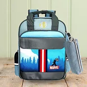 【MARVEL 漫威】正版漫威英雄系列多功能休閒揹包(贈素色小筆袋) 美國隊長