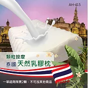 【VRJYTGY】100%泰國乳膠枕 AH-415 防蹣抗菌 泰國乳膠 記憶枕 枕頭 靠枕止鼾 枕心 午睡枕 護頸枕