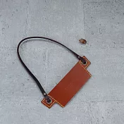 Be Two 手工皮件 ∣ 飲料杯套提帶 【棕色牛皮飲料提帶】