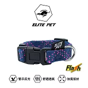 ELITE PET FLASH系列 頸圈 XS 藍粉