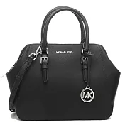 MICHAEL KORS 經典防刮皮革兩用包-黑
