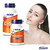 NOW健而婷 美妍系-極緻亮採套組(維他命C500+穀胱甘肽)