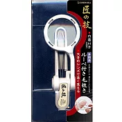 日本綠鐘匠之技專利鍛造不銹鋼附放大鏡毛拔(附袋,G-1005)