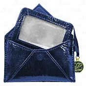 ESTEE LAUDER 雅詩蘭黛 經典LOGO漆皮名片夾(化妝鏡)(公司貨)