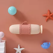 【iRoom優倍適】潛水艇牙具收納*便攜洗漱杯架套裝 (粉奶牛)