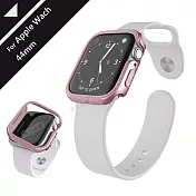 刀鋒Edge系列 Apple Watch Series 5 (44mm) 鋁合金雙料保護殼 保護邊框(玫瑰金)