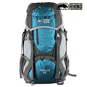 犀牛RHINO TrekLite 42公升超輕透氣網架背包-藍綠