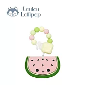 Loulou Lollipop  固齒器奶嘴鍊組-  粉嫩西瓜