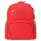 TUMI  VOYAGEUR CARSON系列尼龍15吋筆電後背包 夕陽紅