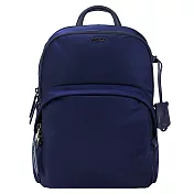 TUMI VOYAGEUR DORI系列尼龍12吋筆電後揹包 午夜藍X黑