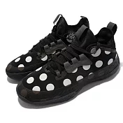 adidas Harden Vol 5 Futurenatura 籃球鞋 男鞋 哈登 圓點花樣 避震 包覆 黑 白 H68597 27cm BLACK/WHITE