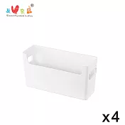《真心良品》KEYWAY來可開放式置物盒1.6L-4入組