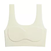 CS22 成長型少女無鋼圈乳膠無痕內衣(3入組) 黃色