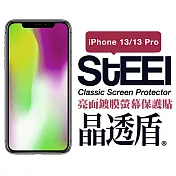 【STEEL】晶透盾 Apple iPhone 13/13 Pro (6.1吋)超薄亮面鍍膜螢幕保護貼