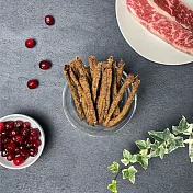 LINGO【天然手工寵物零食】 蔓越莓牛肉條
