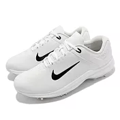 Nike 高爾夫球鞋 Air Zoom TW20 Wide男鞋 React科技 氣墊避震 皮革 可拆式鞋釘 白黑 CI4509-100 25.5cm WHITE/BLACK-GYM RED