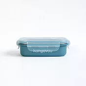 Mini寶寶餐盒【莫藍迪】-美國kangovou小袋鼠不鏽鋼安全餐具