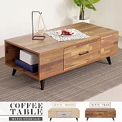 《Homelike》品味紐約Loft茶几(二色) 矮桌 接洽桌 接待桌 邊桌 電話桌 柚木色