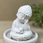 淨念吉祥小佛之靜性 小盤組- 擴香石含珪藻土具吸濕防潮