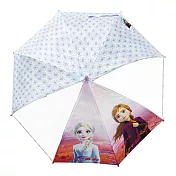 韓國Pickin 53公分冰雪奇緣兒童透視安全雨傘 兒童雨傘 自動傘 紫色