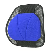 DR. AIR 鋼圈網背氣墊腰椎支撐墊(標準版)-六色可選 藍