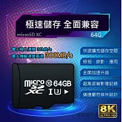 高速記憶卡 64G 64GB PH-58A micro SD TF 行車紀錄器 相機 攝影機 switch