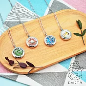 【EMPTY】銀色不鏽鋼鏤空精油吊墜 海豚