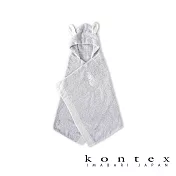 【日本愛媛 KONTEX】今治厚感兔耳連帽浴巾 (藍色) | 鈴木太太公司貨