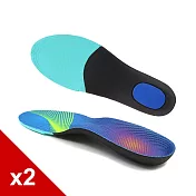 糊塗鞋匠 優質鞋材 C211 EVA足弓運動鞋墊 2雙 S 25.5cm
