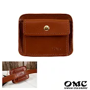 【OMC】義大利植鞣革口袋款迷你牛皮腰掛包