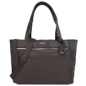 TUMI VOYAGEUR TOTE系列尼龍12吋筆電前口袋兩用托特包 水貂灰