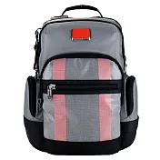 TUMI ALPHA BRAVO NATHAN系列15吋筆電多夾層後揹包 灰X亮橘
