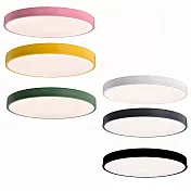 H&R安室家60cm大圓圓智能LED吸頂燈ZA0208 (附遙控器可調明暗及色溫 ) 黑色