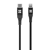 promate usb type c to apple lightning 充電傳輸線(mfi認證)(2m/黑)(powercord-200)