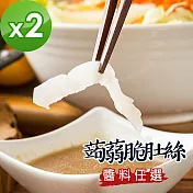樂活e棧 低卡蒟蒻系列-蒟蒻脆肚絲+醬(任選)(共2盒) 無 B：辣味豆瓣