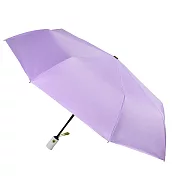 【2mm】超防曬抗UV黑膠降溫自動晴雨傘 淺紫
