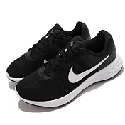 Nike 慢跑鞋 Revolution 6 NN 運動 女鞋 輕量 透氣 舒適 避震 環保理念 球鞋 黑 白 DC3729-003 23cm BLACK/WHITE