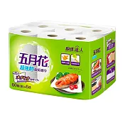 【五月花】超強韌廚房紙巾60組*6捲*2袋